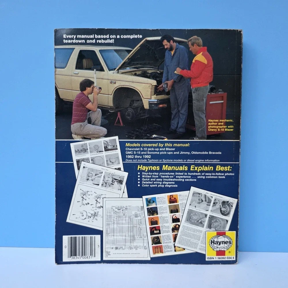 1982-1992 Chevy‎ GMC S-10 S-15 Truck Chevrolet & GMC Repair Manual Haynes 831